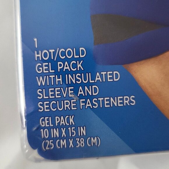 Care One Reusable Hot/Cold Large Universal Compress Wrap 10"x15" Back Knee NEW - Picture 3 of 8